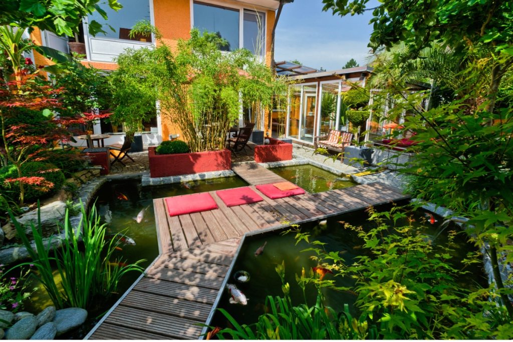 outdoor garden pond ideas