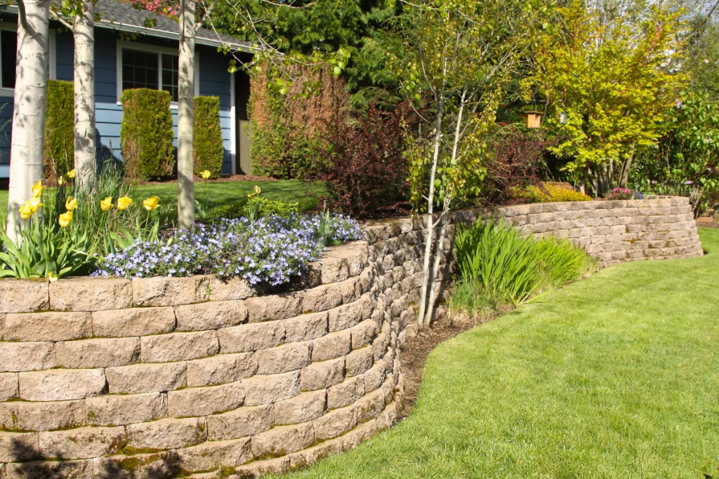 Rock Wall Ideas For Backyard