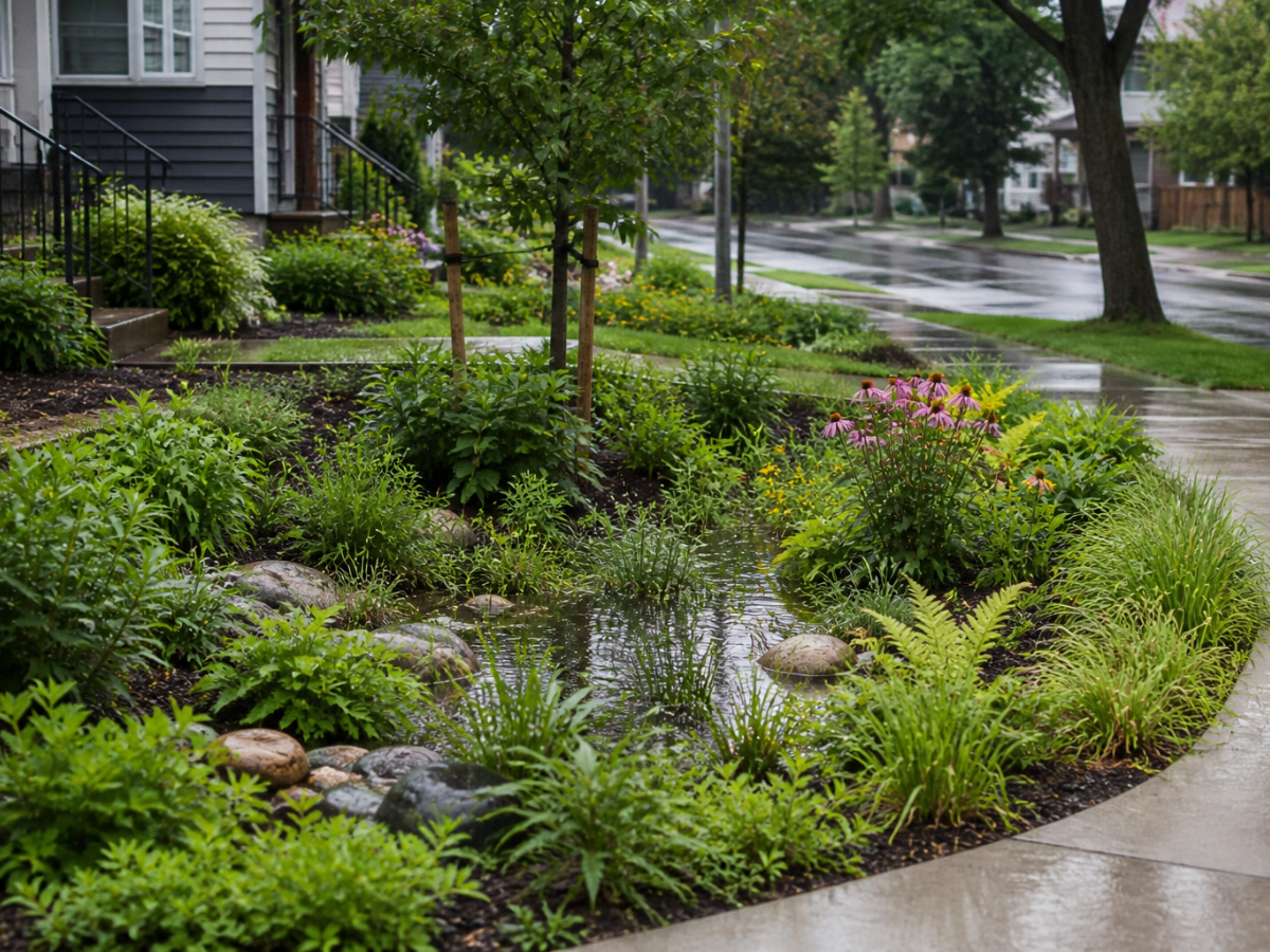 What Are Rain Gardens and How Do They Work? 2 rain gardens 2